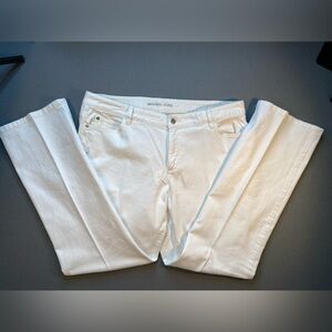 Michael‎ Kors, Winter White Vintage Soft Jeans, Size 16W